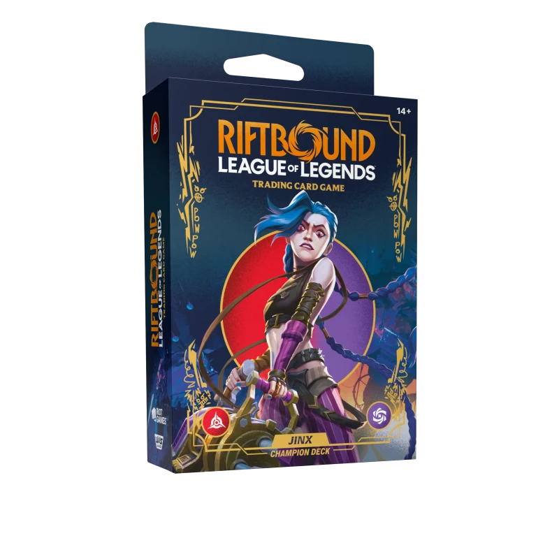 Deck Jinx Riftbound 56 cartes + booster | TCG League of Legends