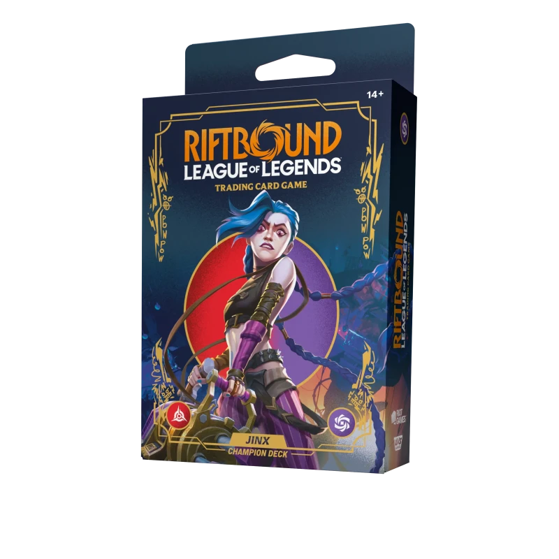 Deck Jinx Riftbound 56 cartes + booster | TCG League of Legends
