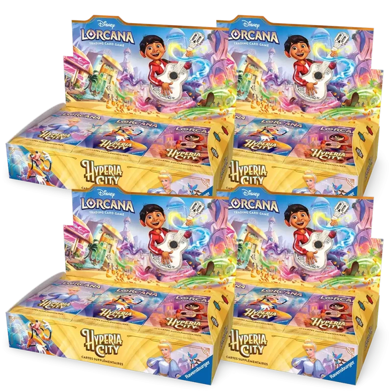[RÉSERVATION] [PACK] Lorcana - Case de 4 Displays - Set 14 : Hyperia City