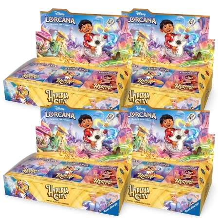 [RÉSERVATION] [PACK] Lorcana - Case de 4 Displays - Set 14 : Hyperia City
