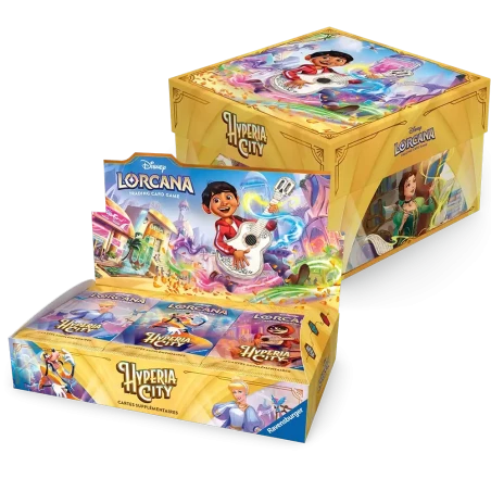 [PRÉCOMMANDE] [PACK] Lorcana - Display + Trove - Set 14 : Hyperia City (FR)