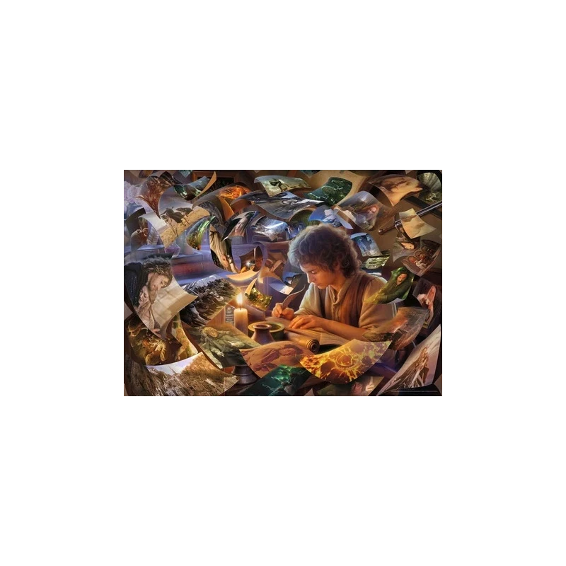 Puzzle - 1000 pièces - Le voyage de Frodon - Le Seigneur des Anneaux