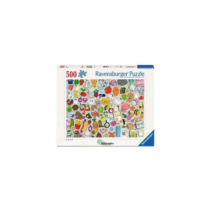 Puzzle - 500 pièces - Stickers kawaii
