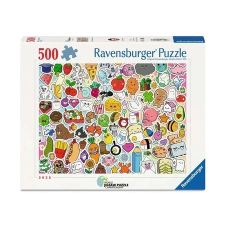 Puzzle - 500 pièces - Stickers kawaii