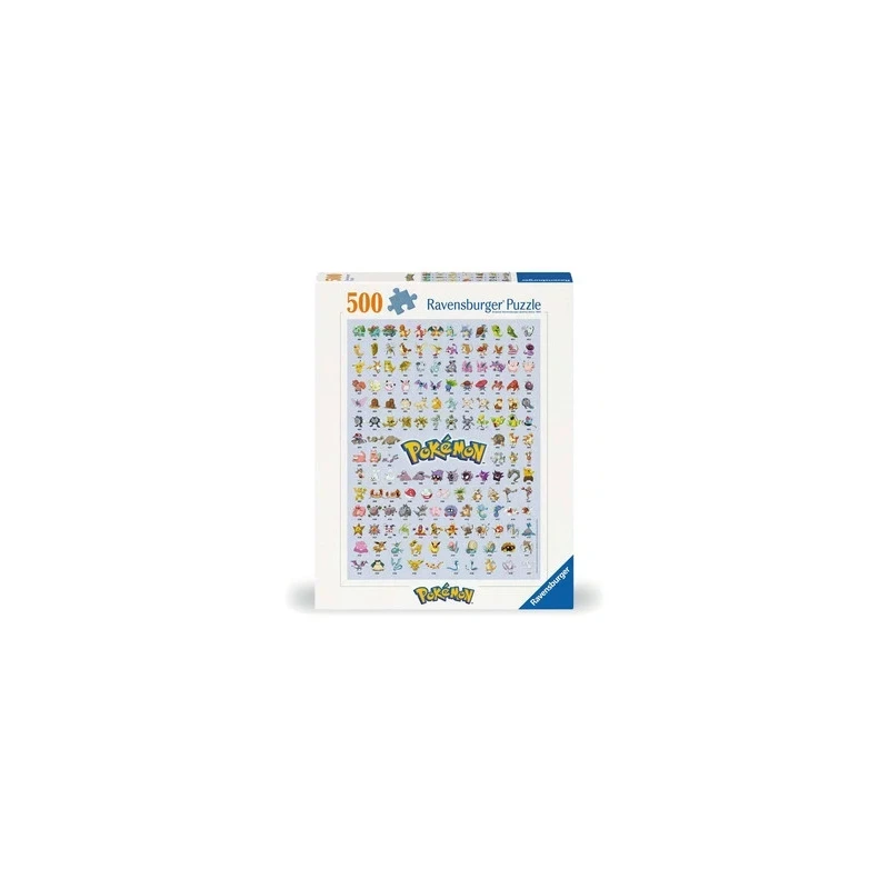 Puzzle - 500 pièces - Pokémon - Pokédex première génération