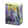 Dragon Shield - Sleeves - Dual Matte x100 Standard - Crimson & Silver