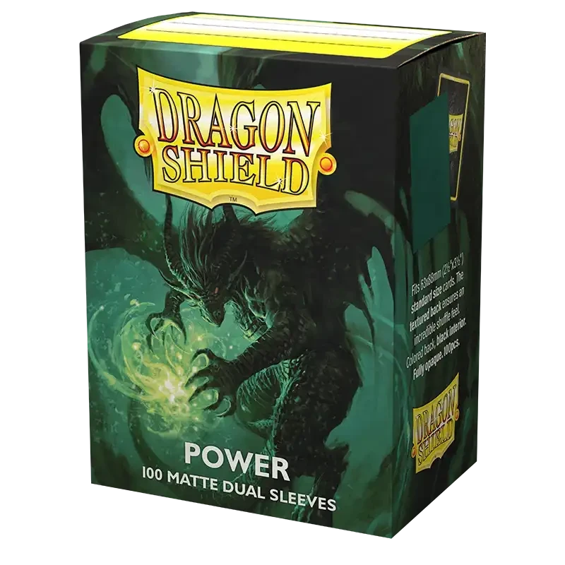 Dragon Shield - Sleeves - Dual Matte x100 Standard - Crimson & Silver