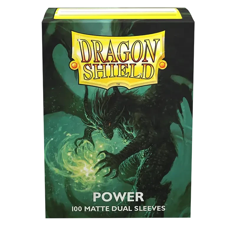 Dragon Shield - Sleeves - Dual Matte x100 Standard - Crimson & Silver
