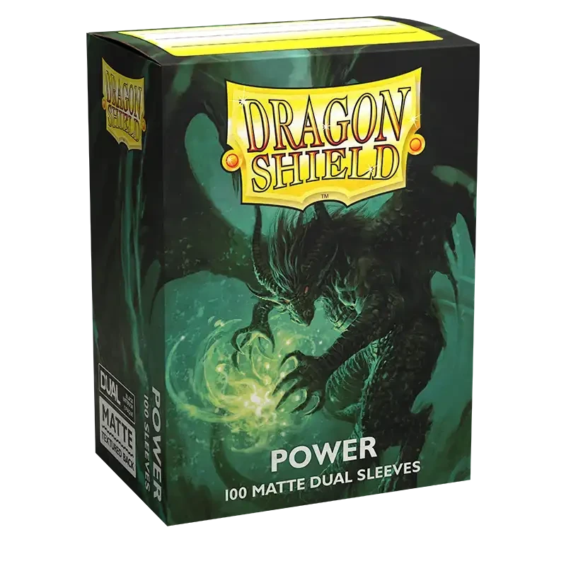 Dragon Shield - Sleeves - Dual Matte x100 Standard - Crimson & Silver