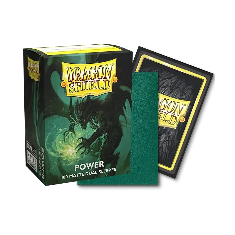 Dragon Shield - Sleeves - Dual Matte x100 Standard - Crimson & Silver