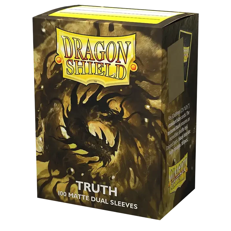 Dragon Shield - Sleeves - Dual Matte x100 Standard - Crimson & Silver
