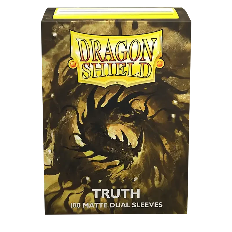 Dragon Shield - Sleeves - Dual Matte x100 Standard - Crimson & Silver
