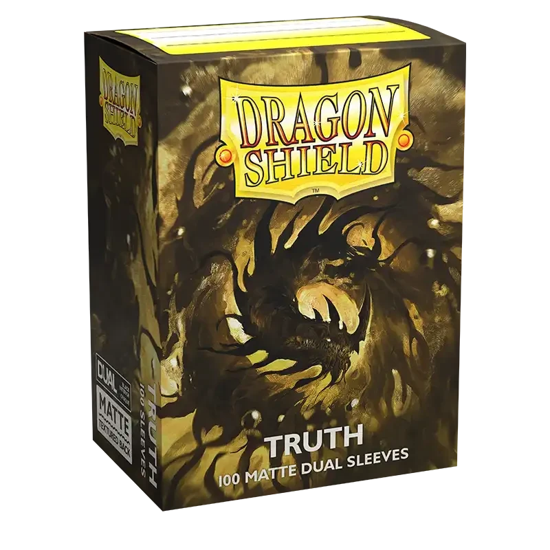 Dragon Shield - Sleeves - Dual Matte x100 Standard - Crimson & Silver