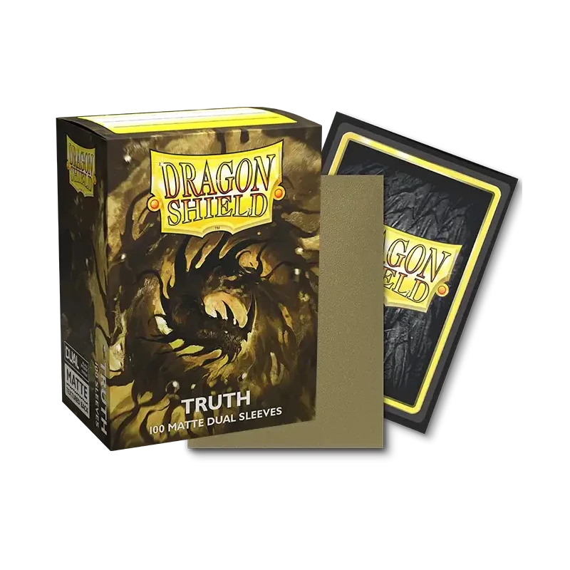 Dragon Shield - Sleeves - Dual Matte x100 Standard - Crimson & Silver