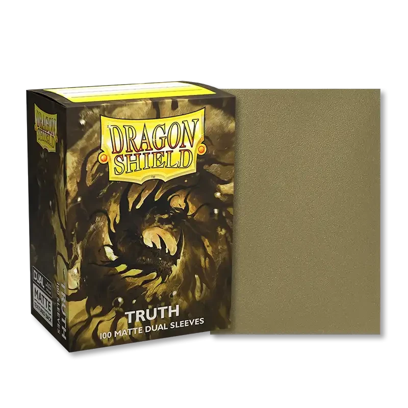 Dragon Shield - Sleeves - Dual Matte x100 Standard - Crimson & Silver
