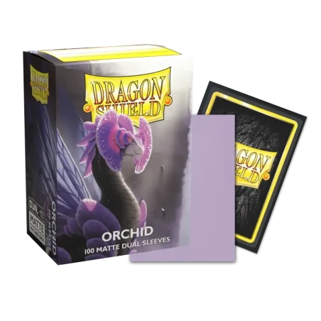 Dragon Shield - Sleeves - Dual Matte x100 Standard - Crimson & Silver