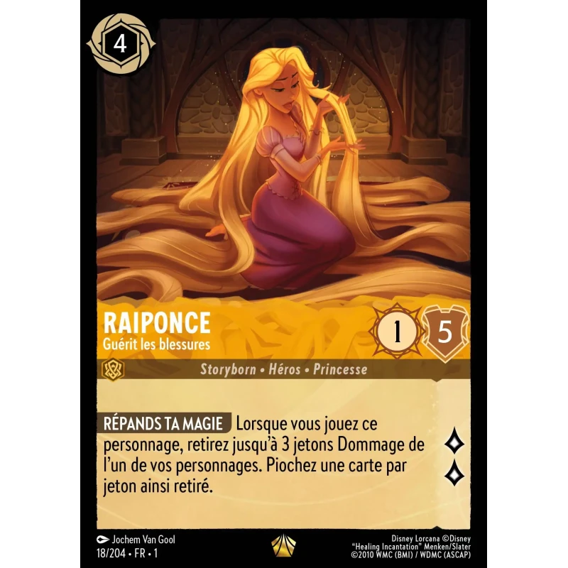 S01 - 018 - Raiponce, Guérit les blessures