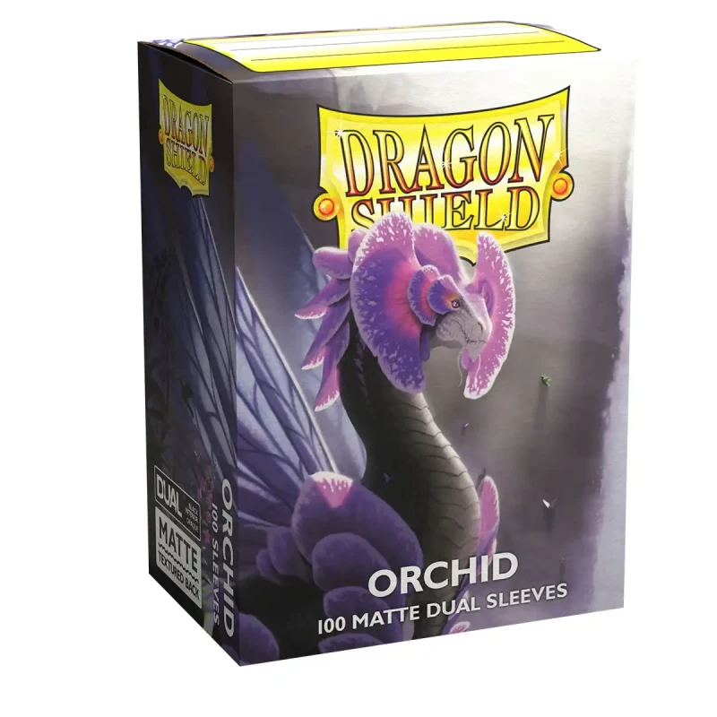 Dragon Shield - Sleeves - Dual Matte x100 Standard - Crimson & Silver
