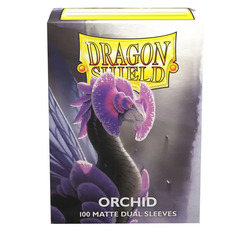 Dragon Shield - Sleeves - Dual Matte x100 Standard - Crimson & Silver