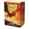 Dragon Shield - Sleeves - Dual Matte x100 Standard - Crimson & Silver
