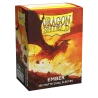 Dragon Shield - Sleeves - Dual Matte x100 Standard - Crimson & Silver