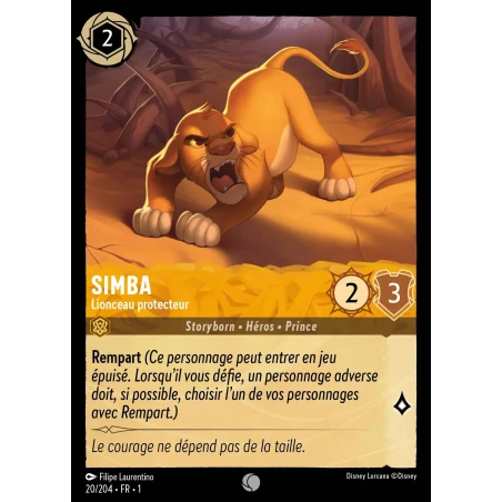 S01 - 020 - Simba, Lionceau protecteur