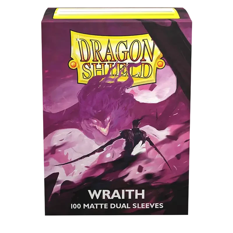 Dragon Shield - Sleeves - Dual Matte x100 Standard - Crimson & Silver