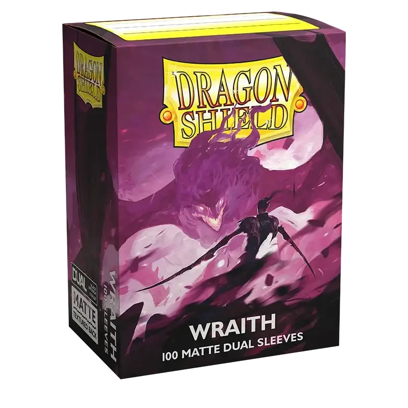 Dragon Shield - Sleeves - Dual Matte x100 Standard - Crimson & Silver