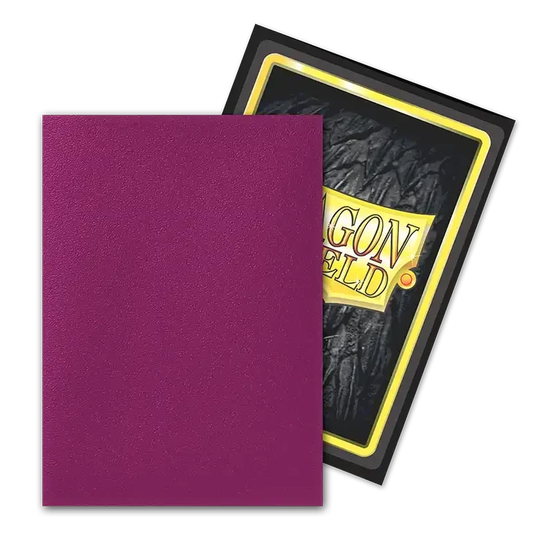 Dragon Shield - Sleeves - Dual Matte x100 Standard - Crimson & Silver