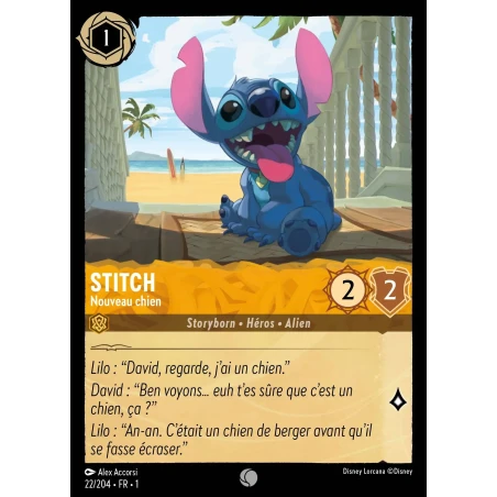 S01 - 022 - Stitch, Nouveau chien
