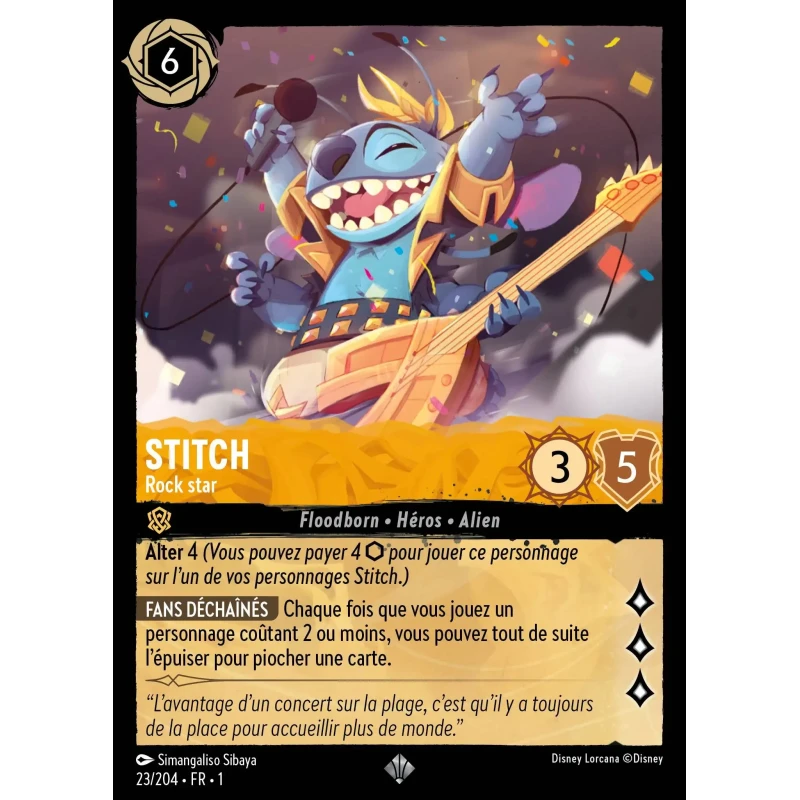 S01 - 023 - Stitch, Rock star