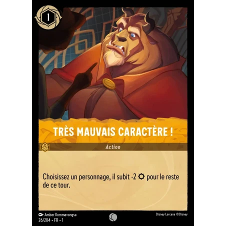 S01 - 026 - Très mauvais caractère !