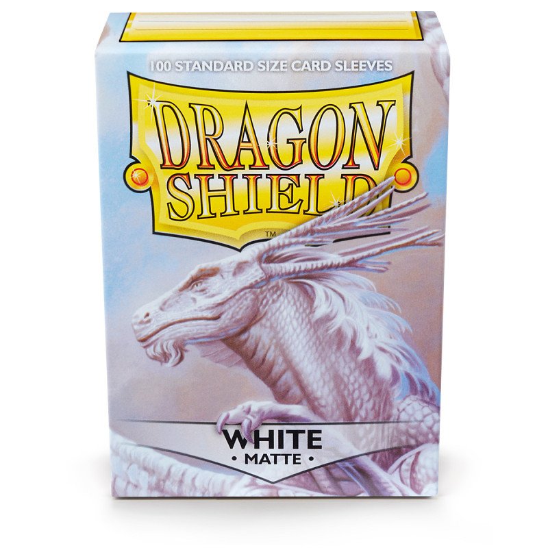 Dragon Shield - Sleeves - Dual Matte x100 Standard - Crimson & Silver