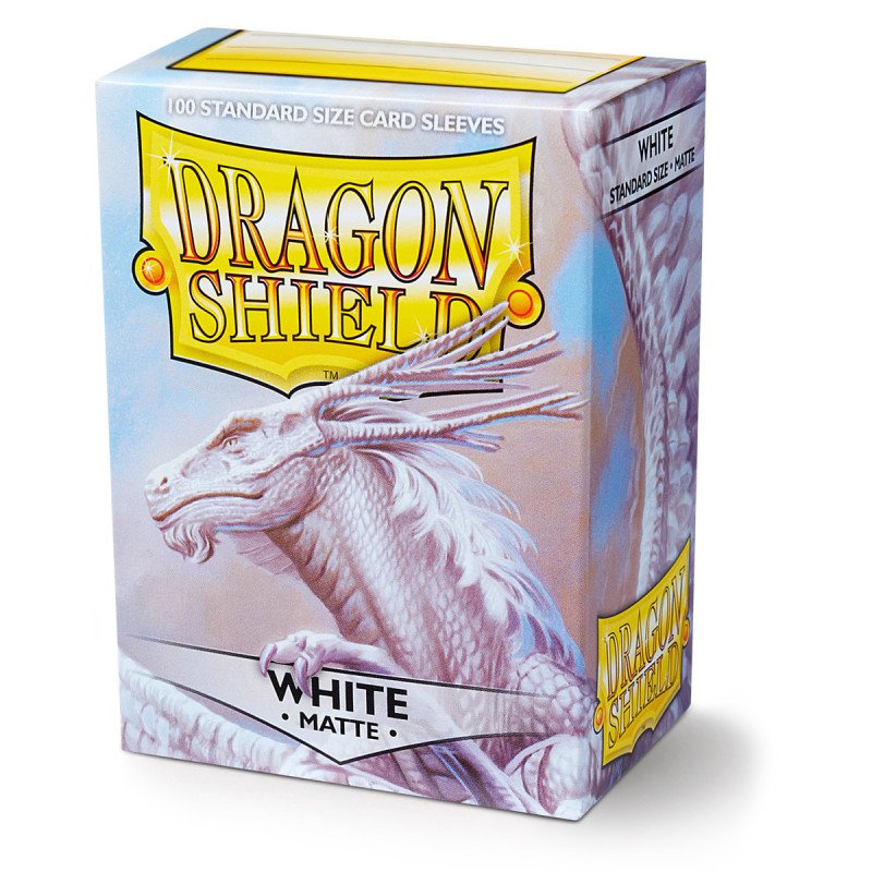 Dragon Shield - Sleeves - Dual Matte x100 Standard - Crimson & Silver
