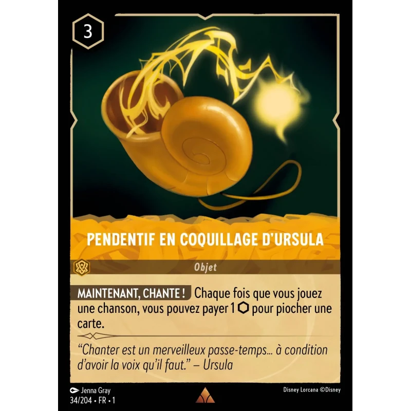 S01 - 034 - Pendentif en coquillage d'Ursula