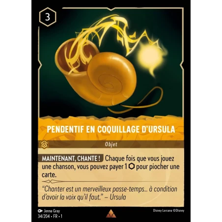 S01 - 034 - Pendentif en coquillage d'Ursula