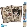 ONE PIECE - Wanted Roger & Barbe Blanche - Set de 2 posters '52x38'