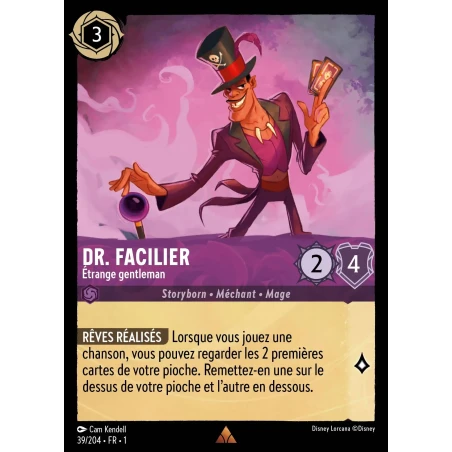 S01 - 039 - Dr. Facilier, Étrange gentleman