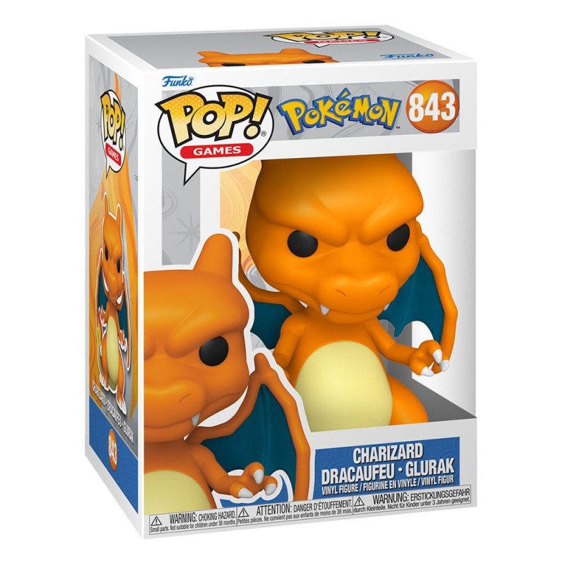 Figurine Funko Pop - POKEMON - POP Games N° 843 - Dracaufeu
