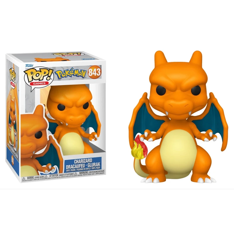 Figurine Funko Pop - POKEMON - POP Games N° 843 - Dracaufeu