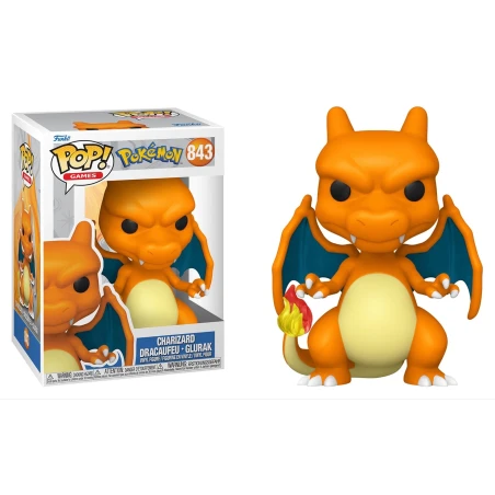 Figurine Funko Pop - POKEMON - POP Games N° 843 - Dracaufeu