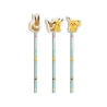 POKEMON - Collection Flower - Set de 3 Crayons avec Topper