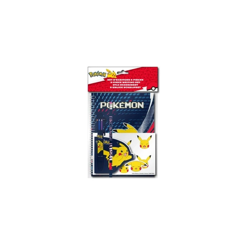 POKEMON - Pikachu - Set d'Ecriture - 6pc.