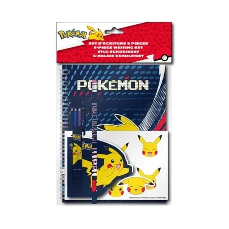 POKEMON - Pikachu - Set d'Ecriture - 6pc.