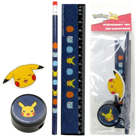 POKEMON - Starter - Set de Papeterie - 4pc.