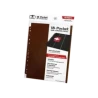 10 feuilles couleurs de classeur - Marron - 18-POCKET PAGES SIDE-LOADING (10) - Ultimate Guard