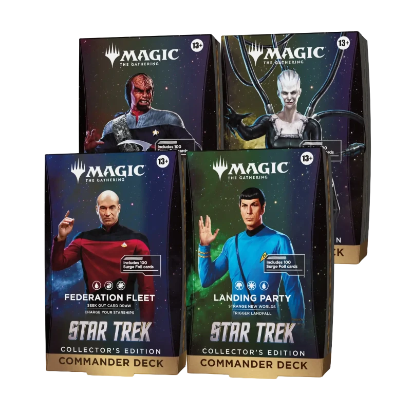 MTG - Deck Commander - Star Trek Deck commander collector display (4 decks) (EN)