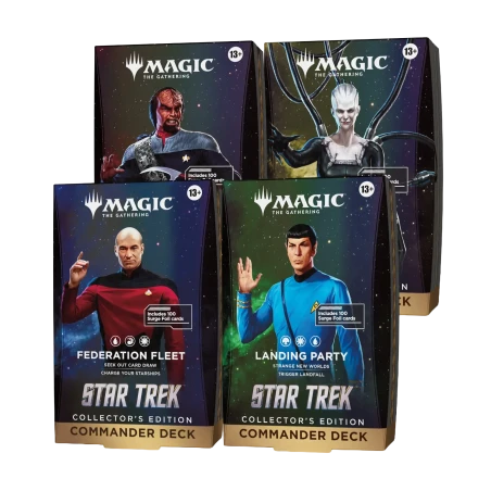 MTG - Deck Commander - Star Trek Deck commander collector display (4 decks) (EN)