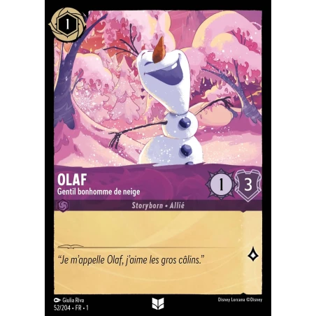 S01 - 052 - Olaf, Gentil bonhomme de neige