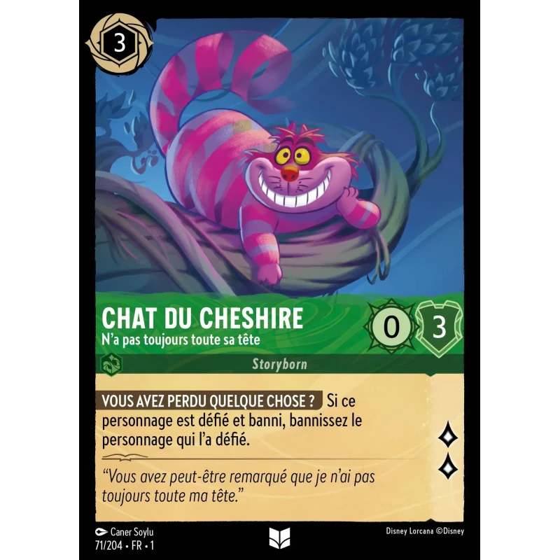 S01 - 071 - Chat du Cheshire, N'a pas toujours toute sa tête
